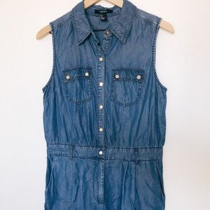 Forever 21 Denim Romper